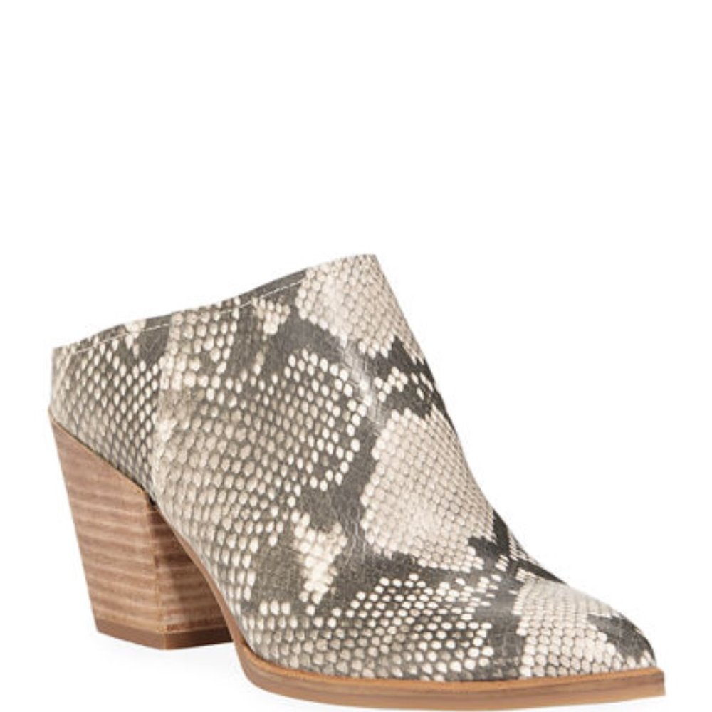 Dolce Vita "Regina" faux leather (PU) mules.